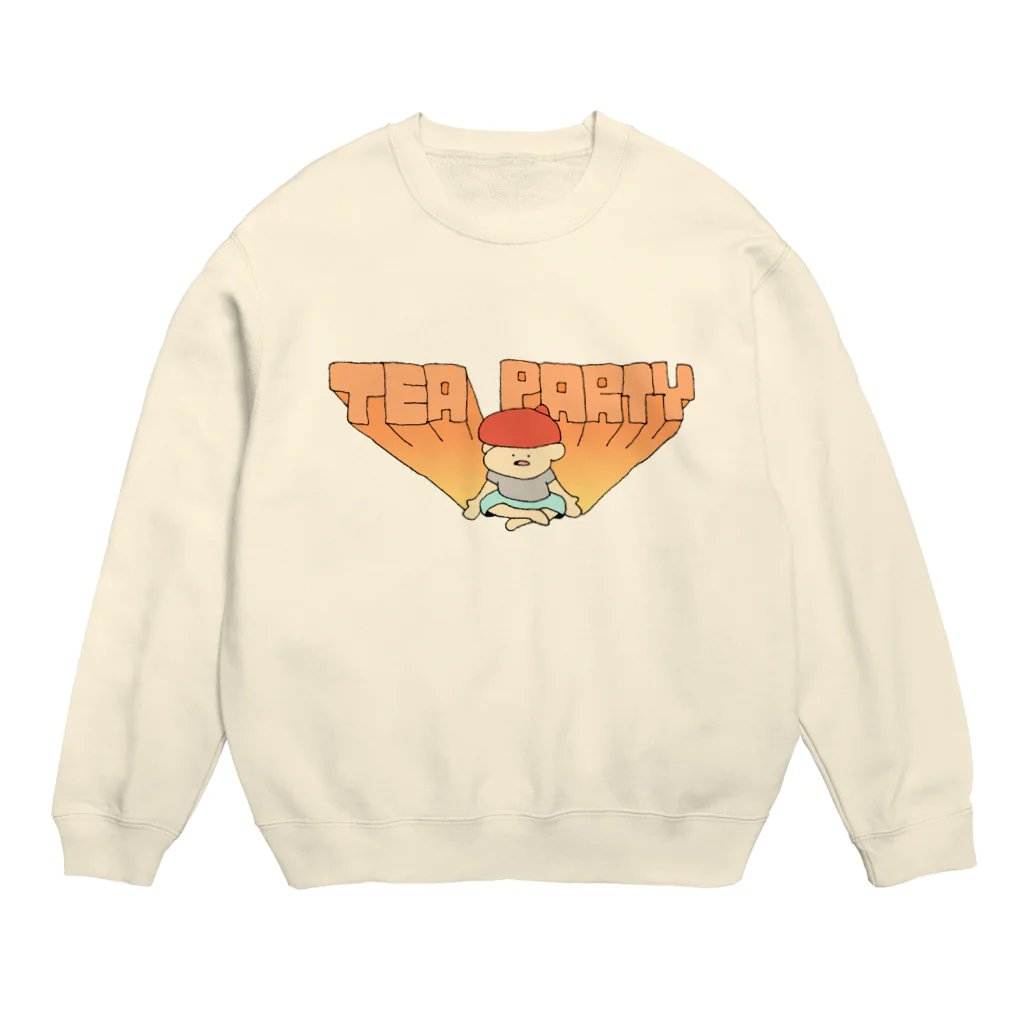 ko屋のティーパーティーの男 Crew Neck Sweatshirt