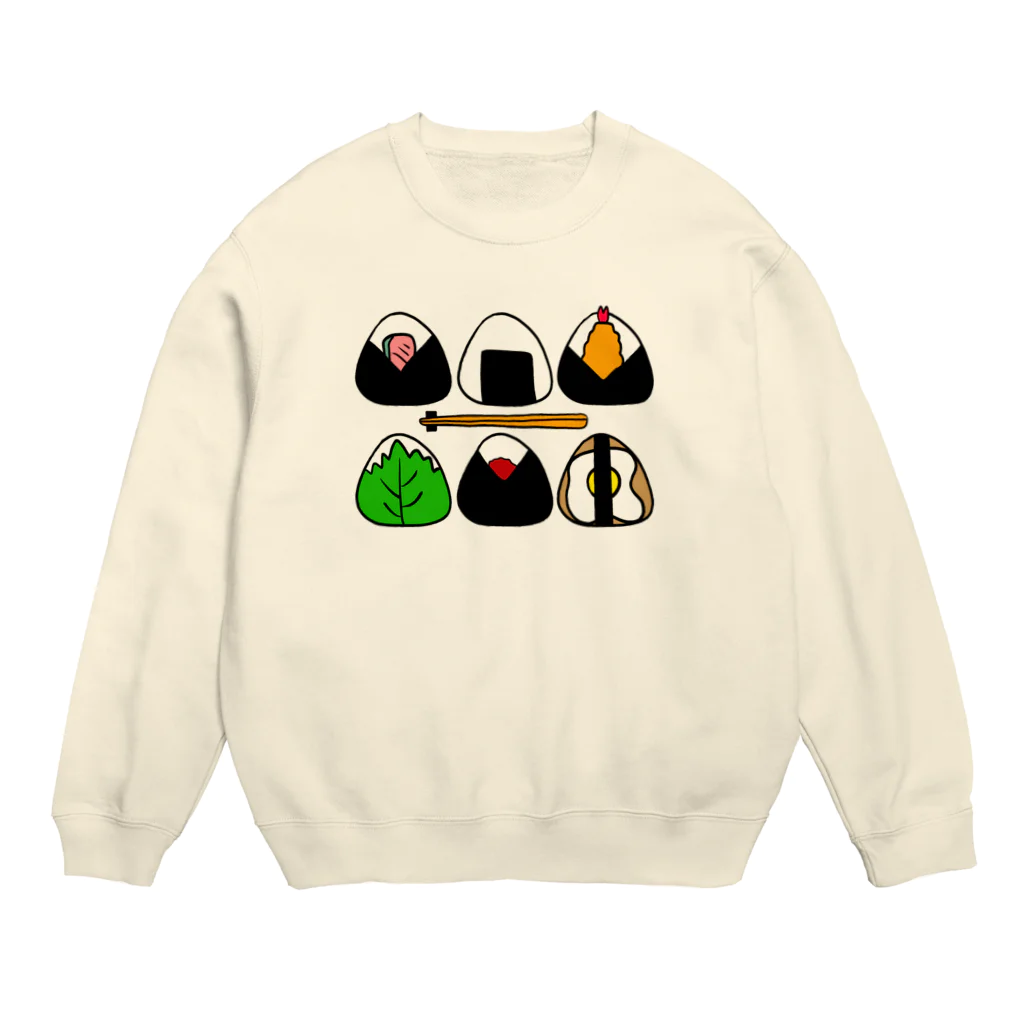 おはる屋さんのおにぎりいかがですか？ Crew Neck Sweatshirt