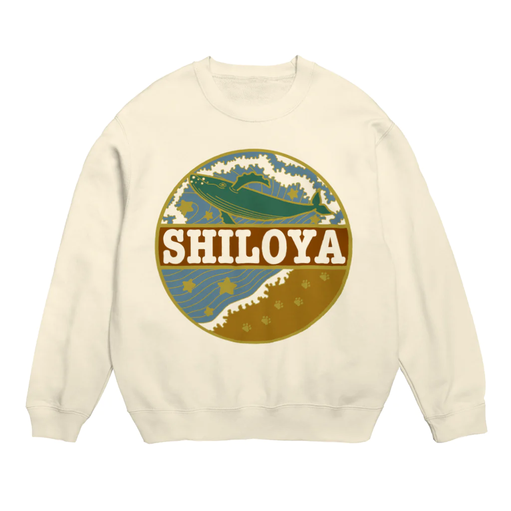 白屋の白屋ロゴ Crew Neck Sweatshirt