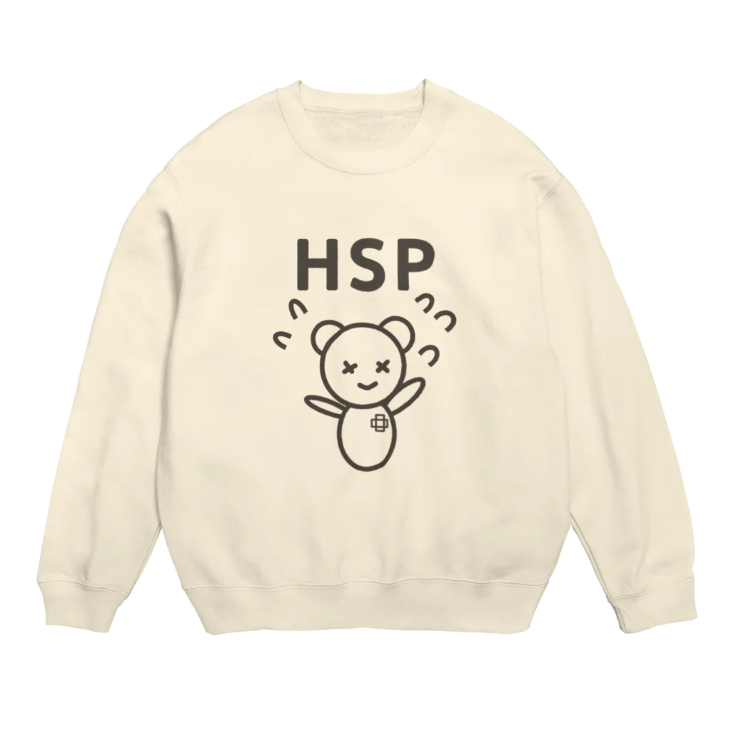 micomoのHSPくまさん Crew Neck Sweatshirt