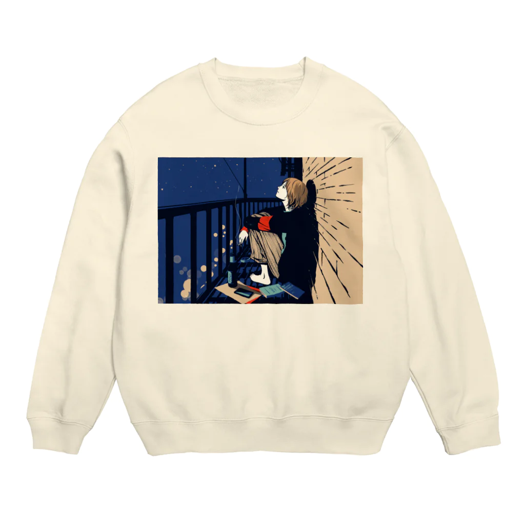 ひらこーじん商店～ロンリーナイトグッズ発売開始！～のロンリーナイト Crew Neck Sweatshirt