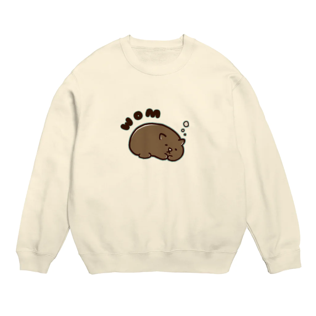 うちゅうじんのおみせのウォンバット！！ねむねむ Crew Neck Sweatshirt