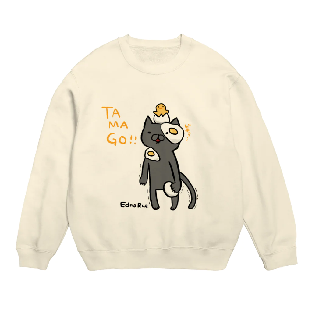 Edna_RueのTAMAGO!! Crew Neck Sweatshirt