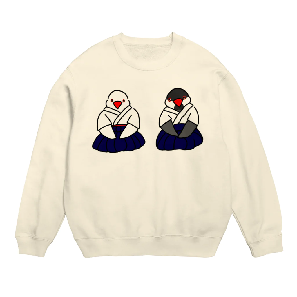 Lily bird（リリーバード）の正座の弓道部んちょたち① Crew Neck Sweatshirt