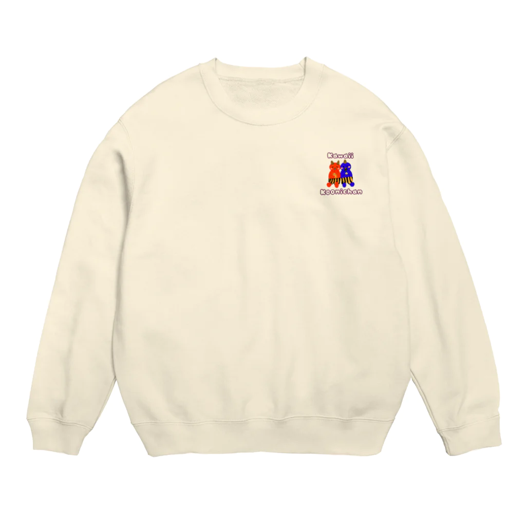 Lily bird（リリーバード）の仲良し小鬼ちゃん ロゴ入り② Crew Neck Sweatshirt