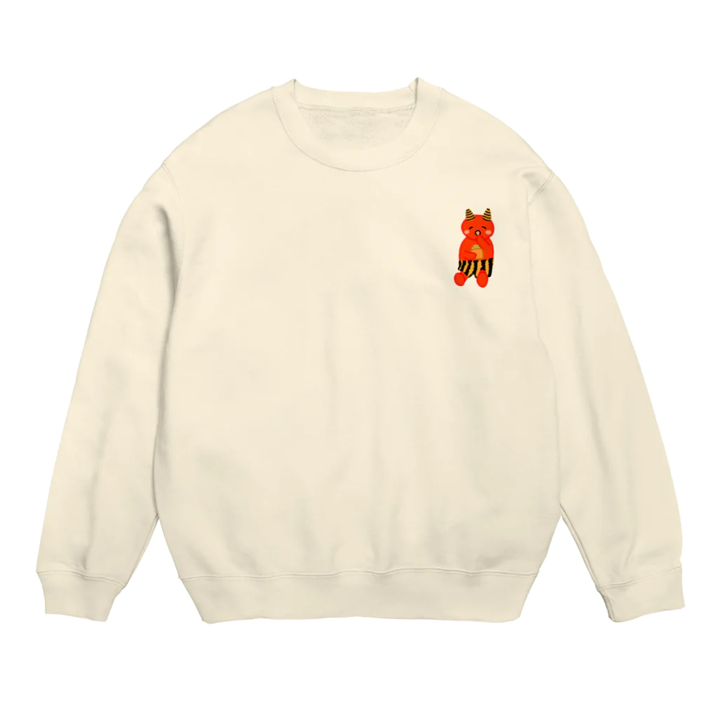 Lily bird（リリーバード）の可愛い赤鬼ちゃん② Crew Neck Sweatshirt