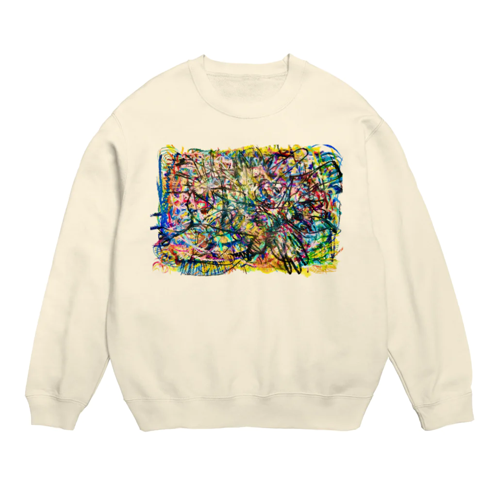 mikoのはみ出しモンスター Crew Neck Sweatshirt