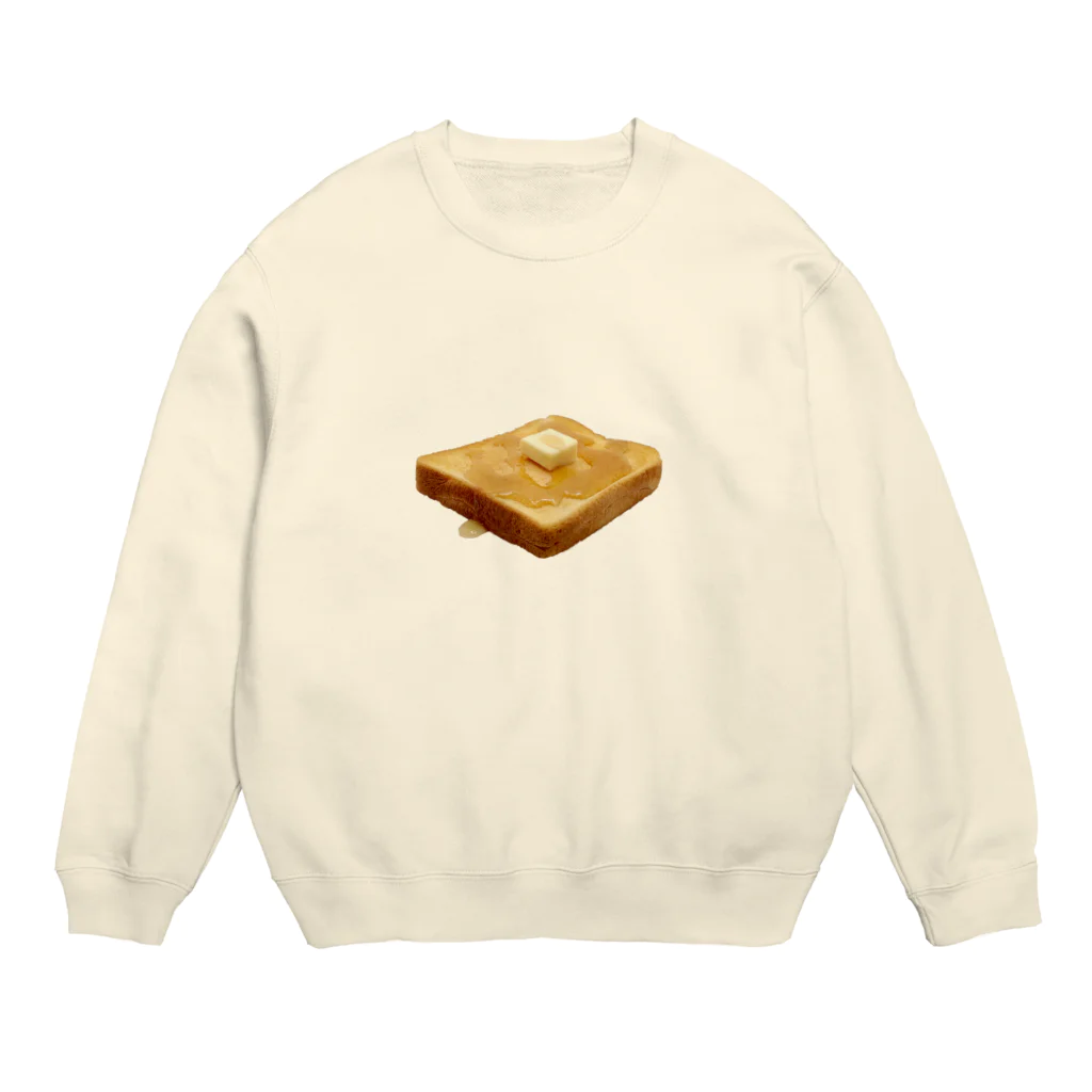 メシテロタイプ（飯テロTシャツブランド）のハニーバター Crew Neck Sweatshirt