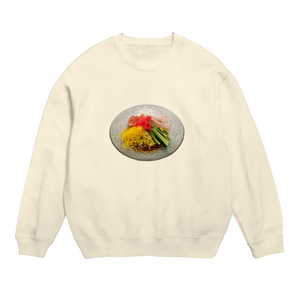 メシテロタイプ（飯テロTシャツブランド）の冷やし中華 Crew Neck Sweatshirt