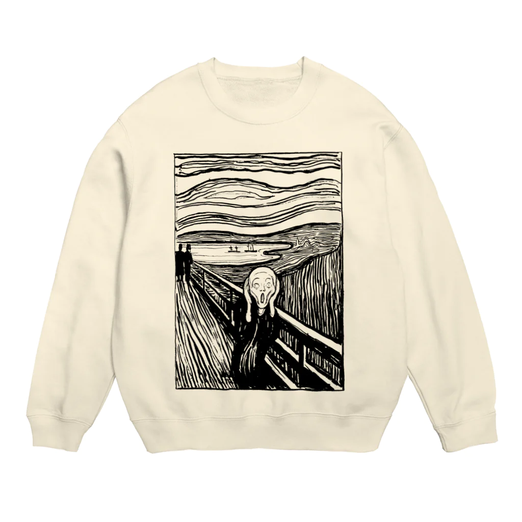 MUGEN ARTのムンク　叫び　Munch / The Scream リトグラフ　 Crew Neck Sweatshirt