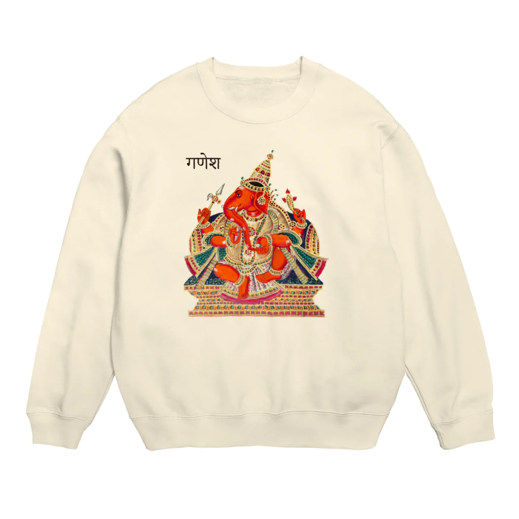 Nursery Rhymes  【アンティークデザインショップ】のガネーシャ Crew Neck Sweatshirt