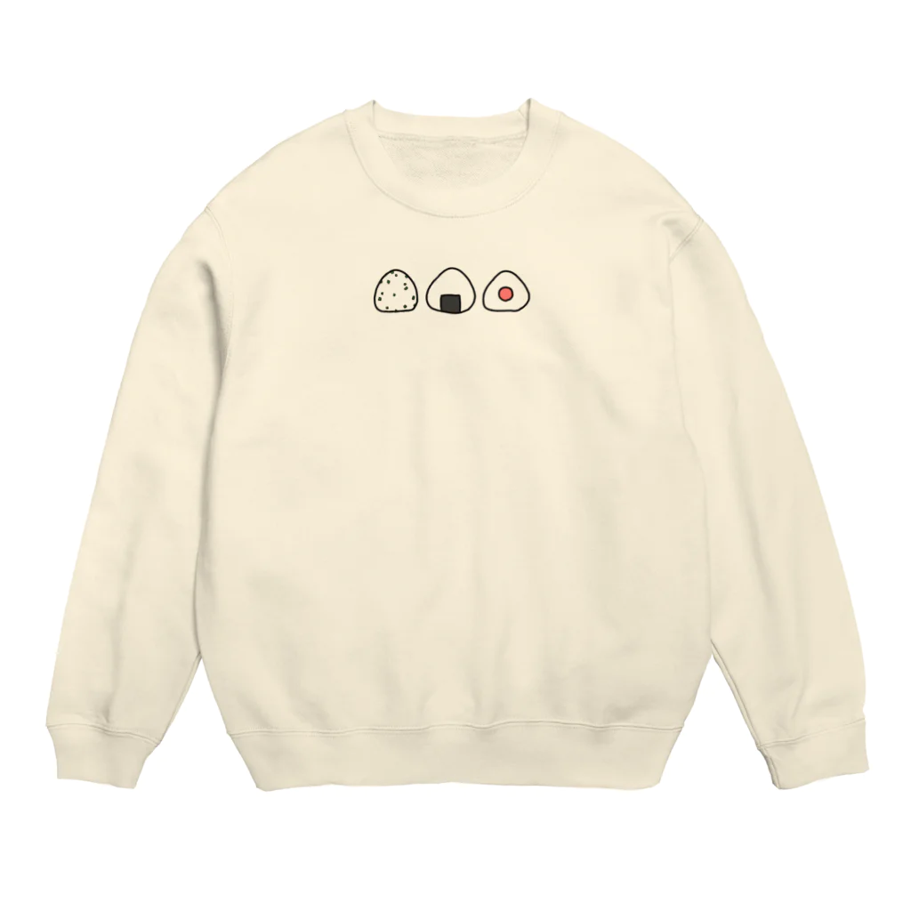 ぼくわたチャンネルのおにぎりーず Crew Neck Sweatshirt