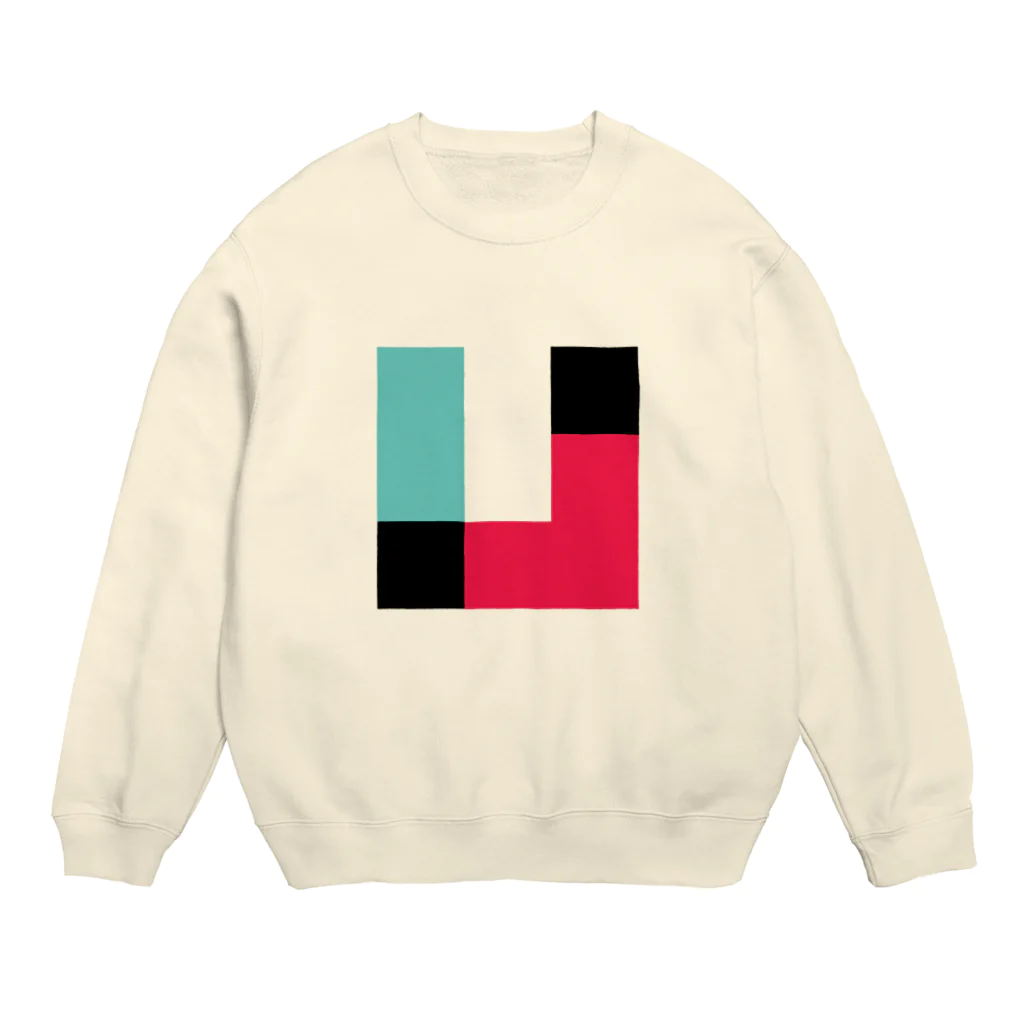 3×3 のドット絵のショート動画 - 3×3 のドット絵 Crew Neck Sweatshirt
