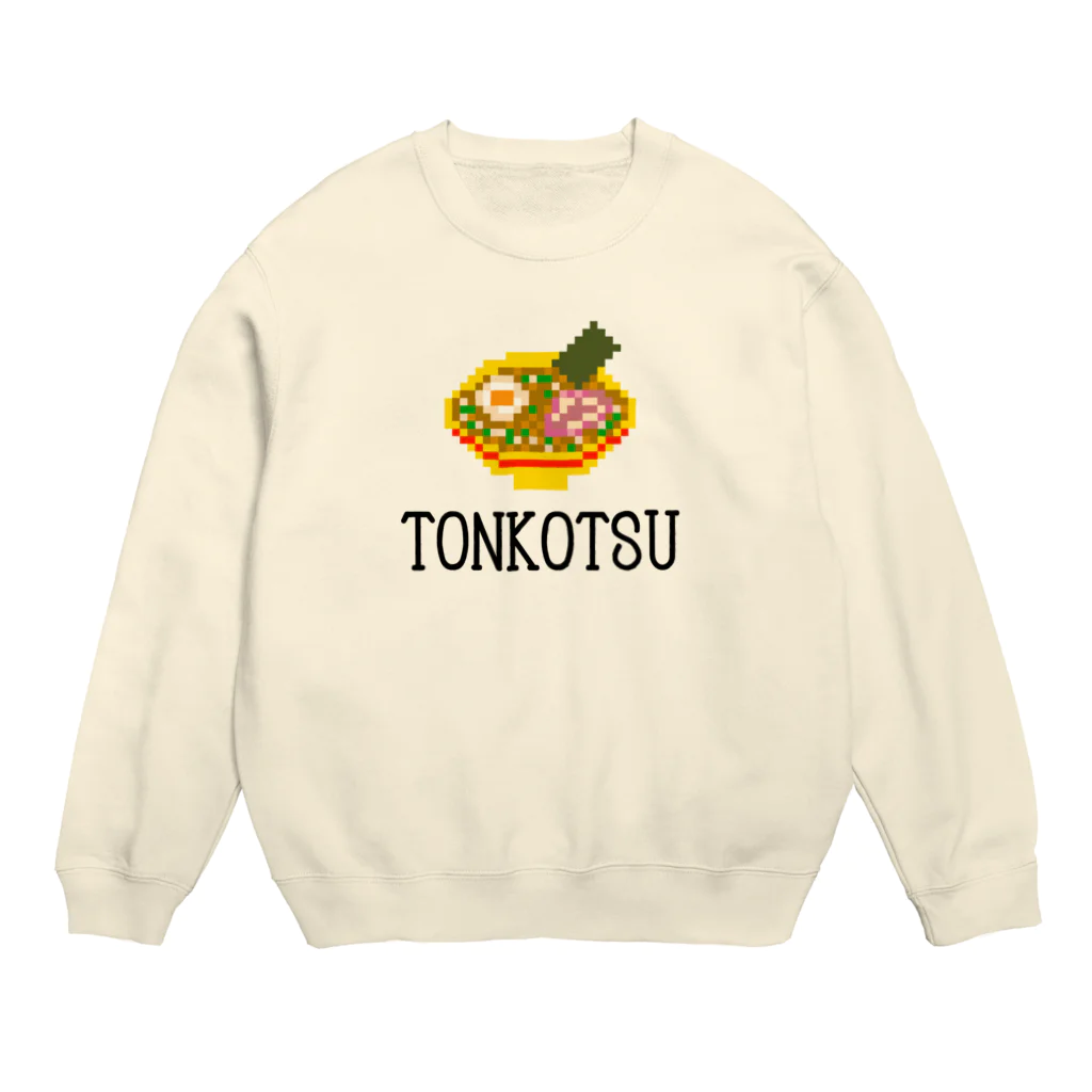 ピクセルアート ChibitのTONKOTSUラーメン×ピクセルアート スウェット