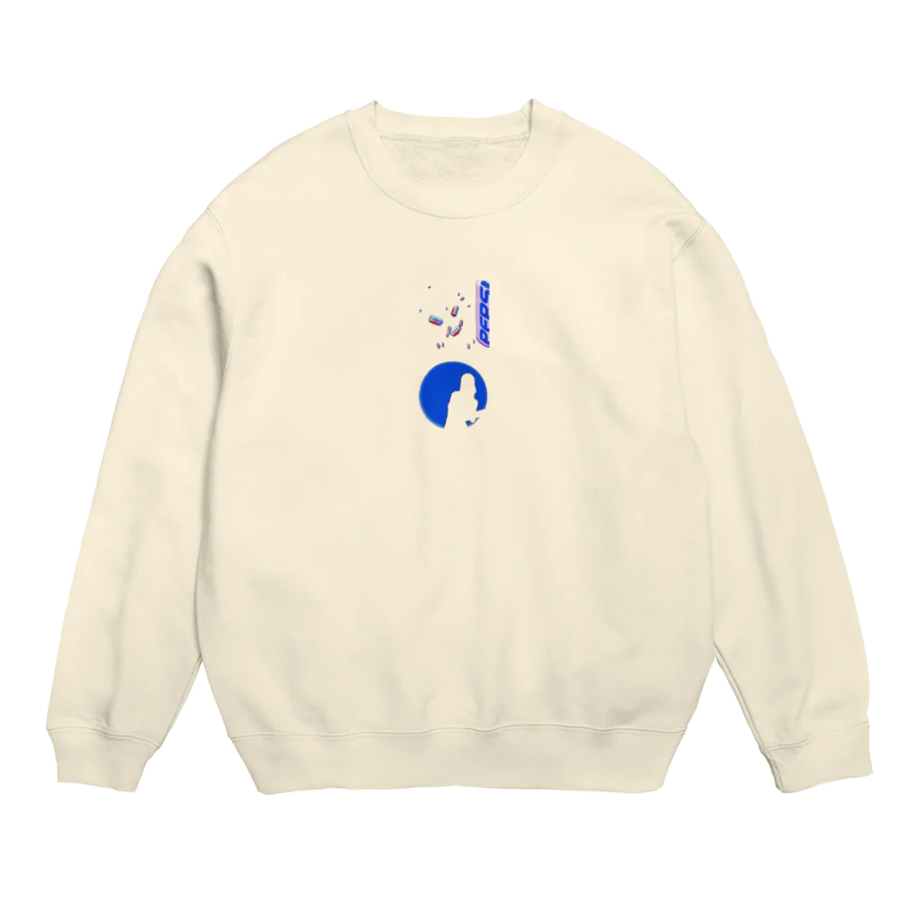 bxxr__の"pepsi girl" Crew Neck Sweatshirt