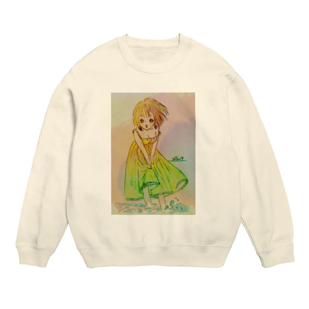 Suzuki Satomi の渚 Crew Neck Sweatshirt