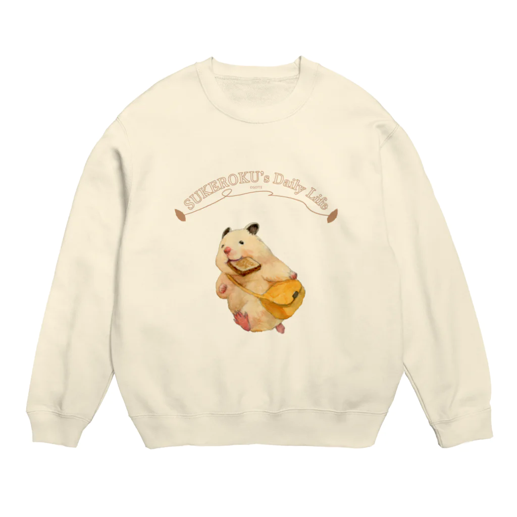 GOTTE🐹STOREの助六の日常（ちゅこく） Crew Neck Sweatshirt