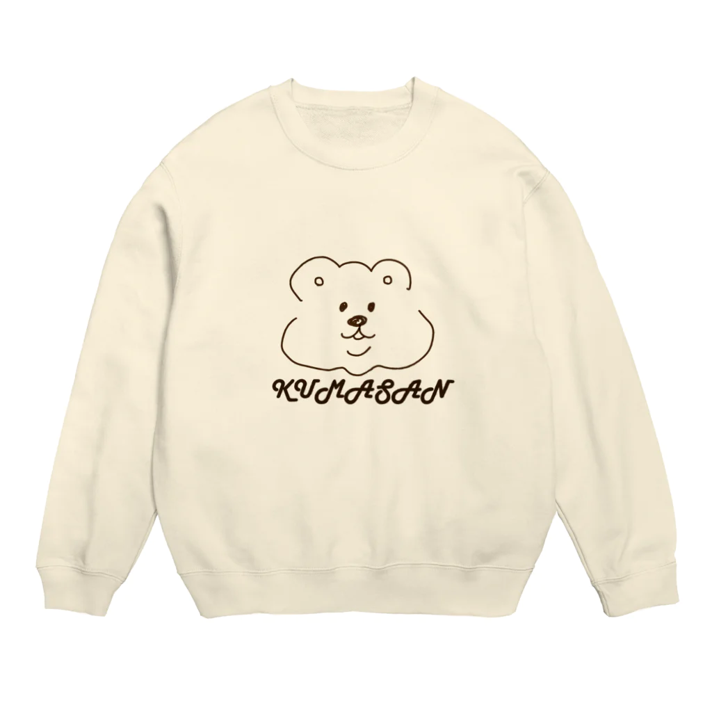 だらだら君のKUMASAN Crew Neck Sweatshirt