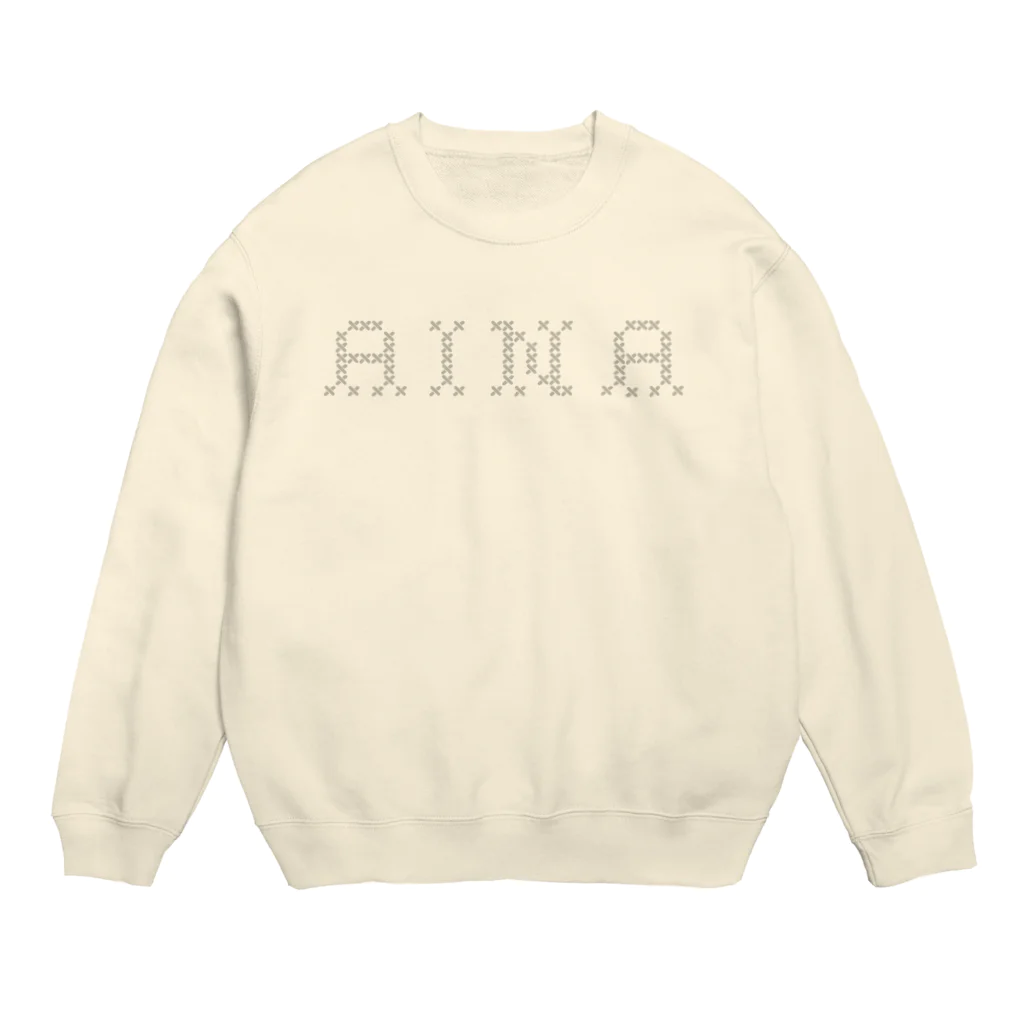 AINAのAINA Silver Crew Neck Sweatshirt