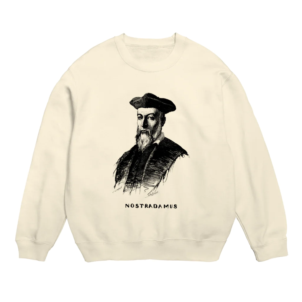 Nursery Rhymes  【アンティークデザインショップ】のノストラダムス Crew Neck Sweatshirt