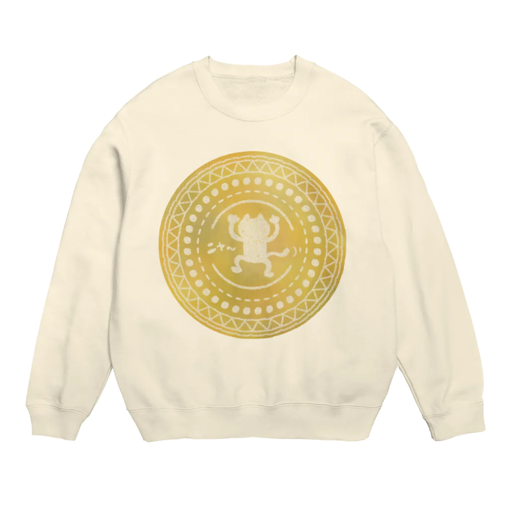 にくきゅうの猫好きになる呪い Crew Neck Sweatshirt