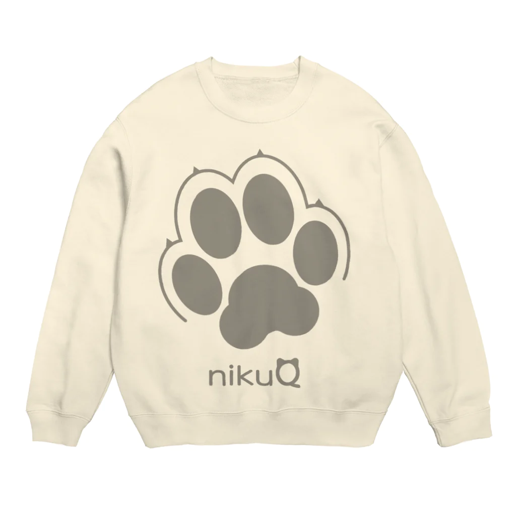 WebArtsの肉球をモチーフにしたオリジナルブランド「nikuQ」（犬タイプ）です スウェット