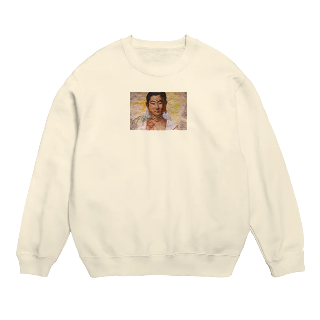 エサトピアのブッダ Crew Neck Sweatshirt