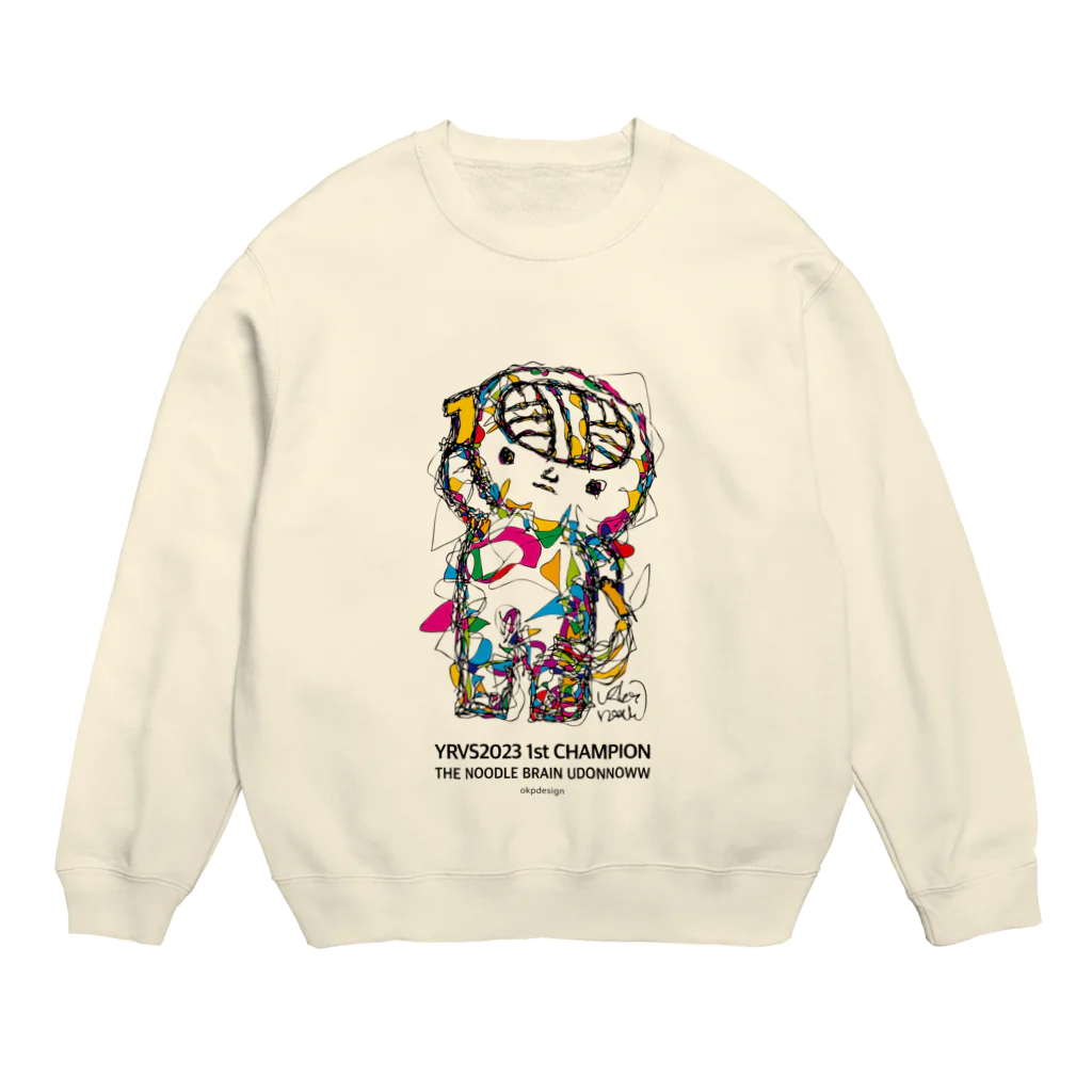 OKP26shopのゆるバース初代グランプリ記念 Crew Neck Sweatshirt