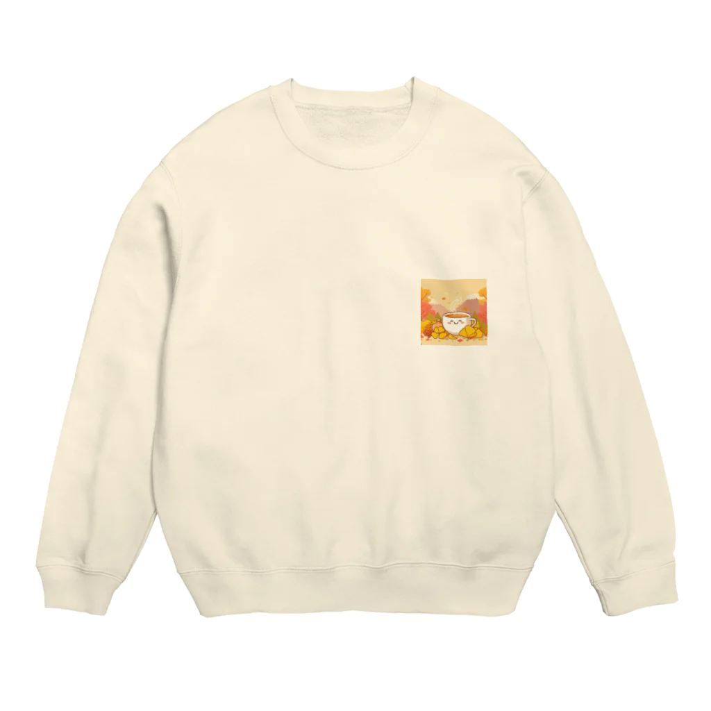 chapinnuのイチョウと紅茶シリーズ② Crew Neck Sweatshirt