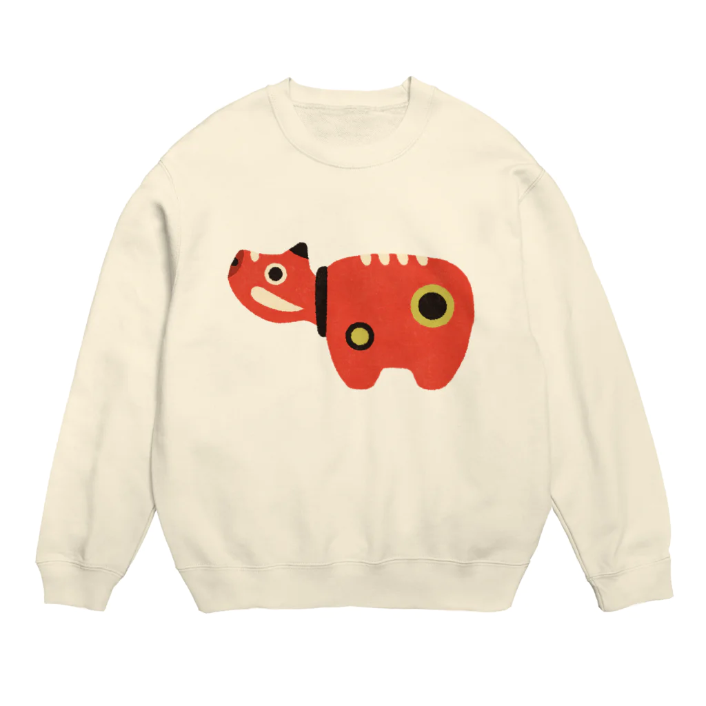 gangの赤べこ Crew Neck Sweatshirt