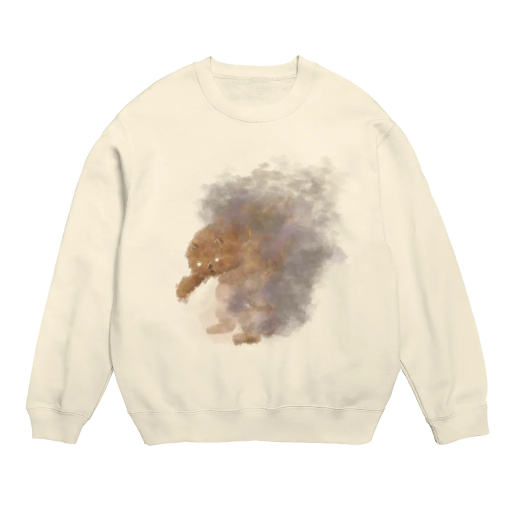 JINJIN_DRAMATIC_COMPANYの火事場の大怪獣 ぴょんぴょん猫 Crew Neck Sweatshirt