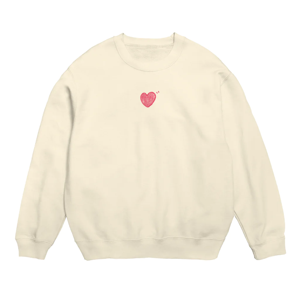 オフトンショップの私の心はど真ん中 Crew Neck Sweatshirt