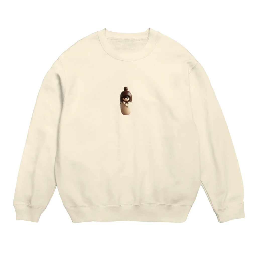 itanki3のエクレアこけし Crew Neck Sweatshirt