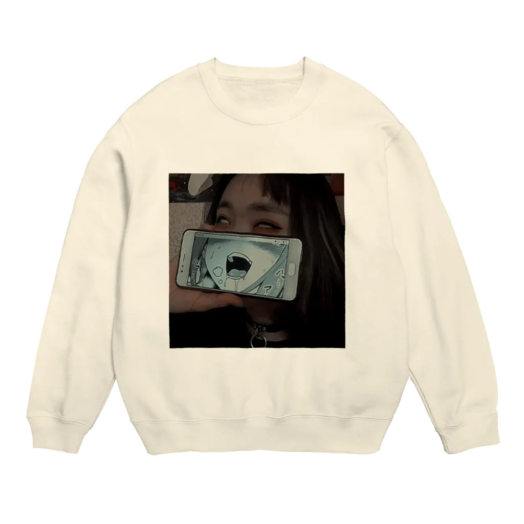 xyz_____のなんとなく可愛い Crew Neck Sweatshirt