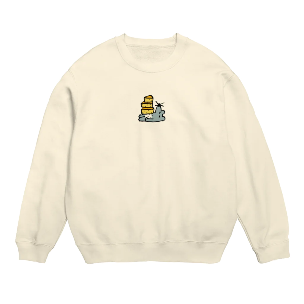 yuuhiのおみせのネズミくんとチーズ Crew Neck Sweatshirt