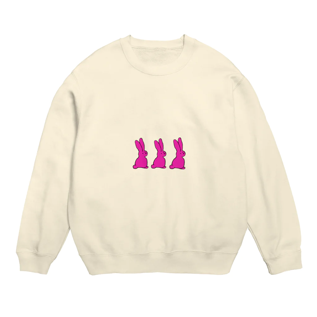 ゆるあさのラビッツちゃん Crew Neck Sweatshirt