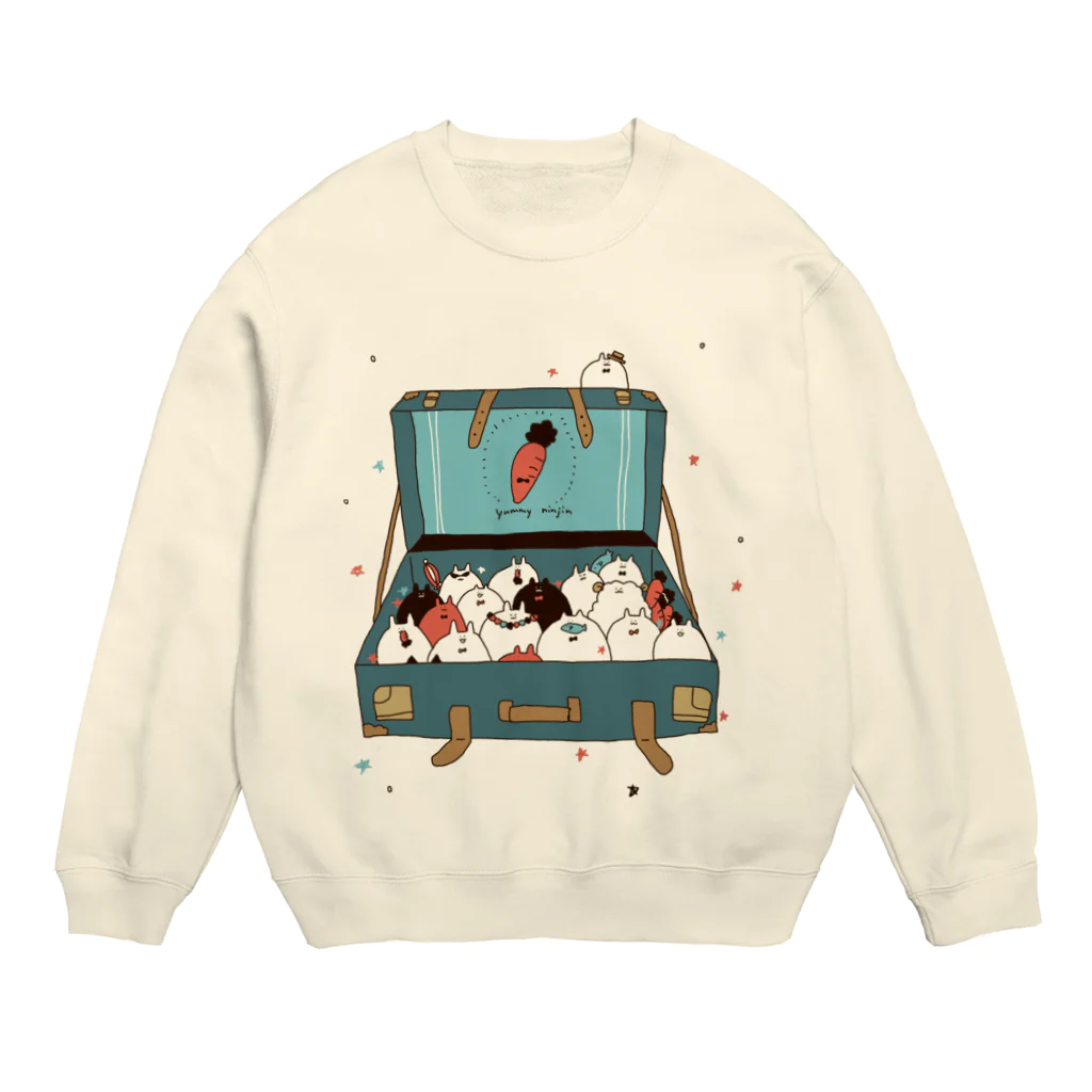 りんこのにんじんうめえ Crew Neck Sweatshirt