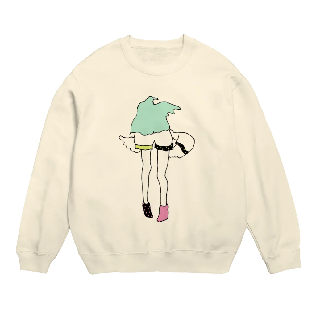 オガサワラミチのハトガール３−２ Crew Neck Sweatshirt