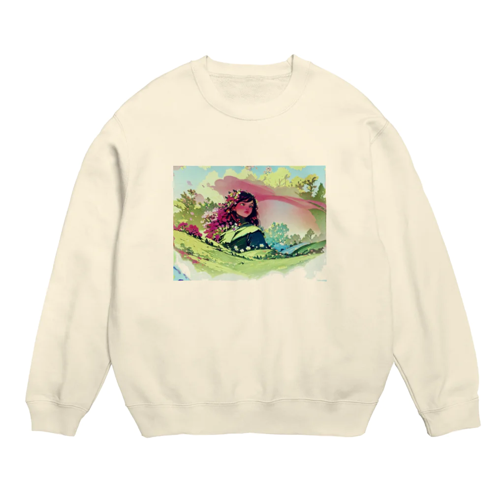 okono_eの希望に満ちた旅立ち＠姪ﾁｬﾝ Crew Neck Sweatshirt