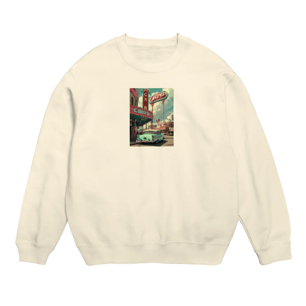 がーるずしょっぷのVintage American City Crew Neck Sweatshirt