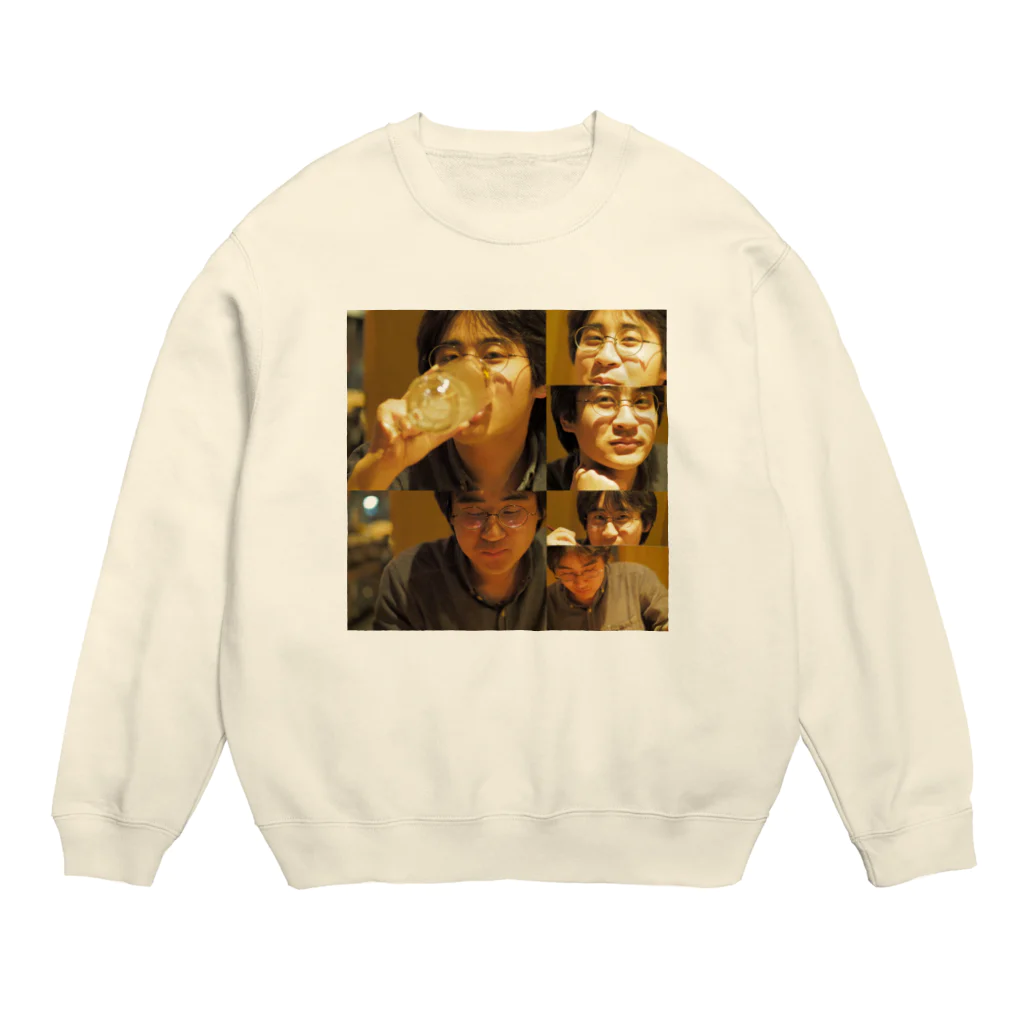 ふくしまけんたのおさけが好きなひと Crew Neck Sweatshirt