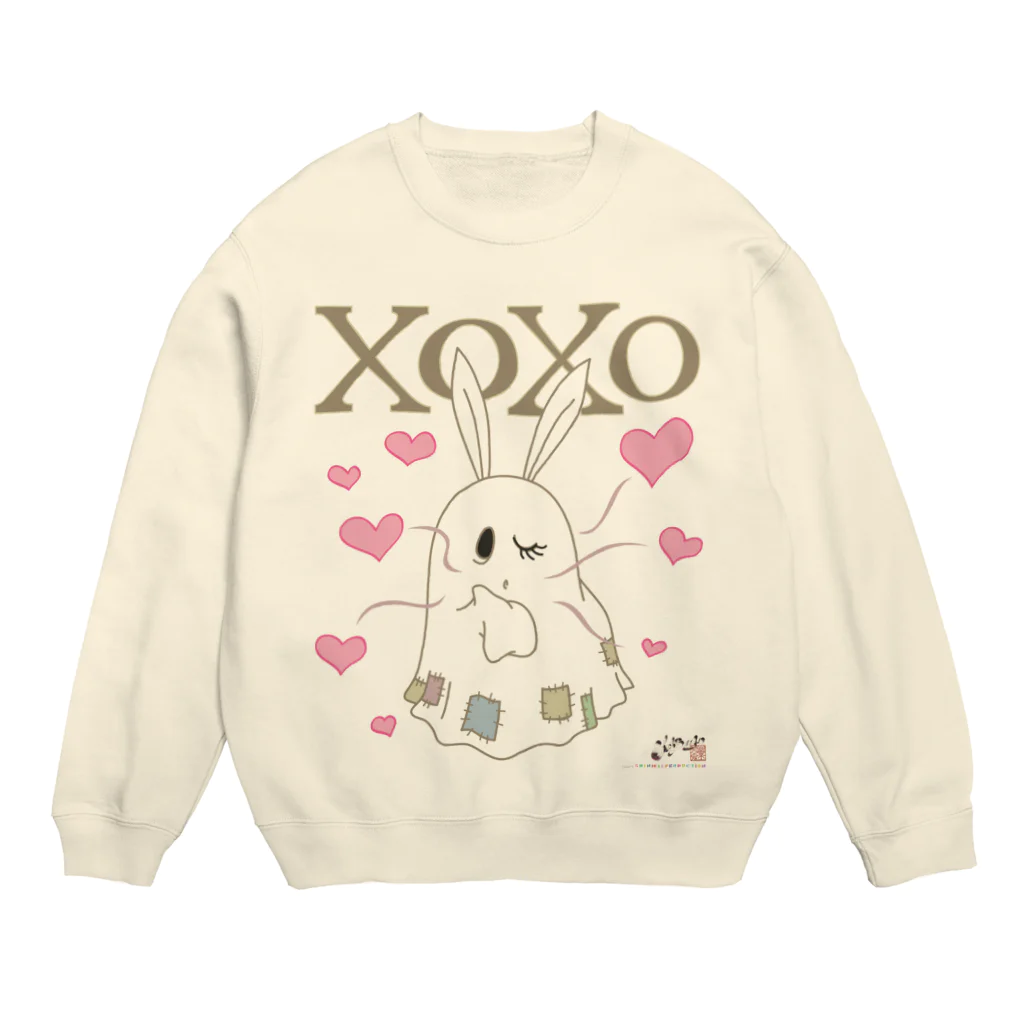 新米プロダクションの冥土の兎 XOXO編 Crew Neck Sweatshirt