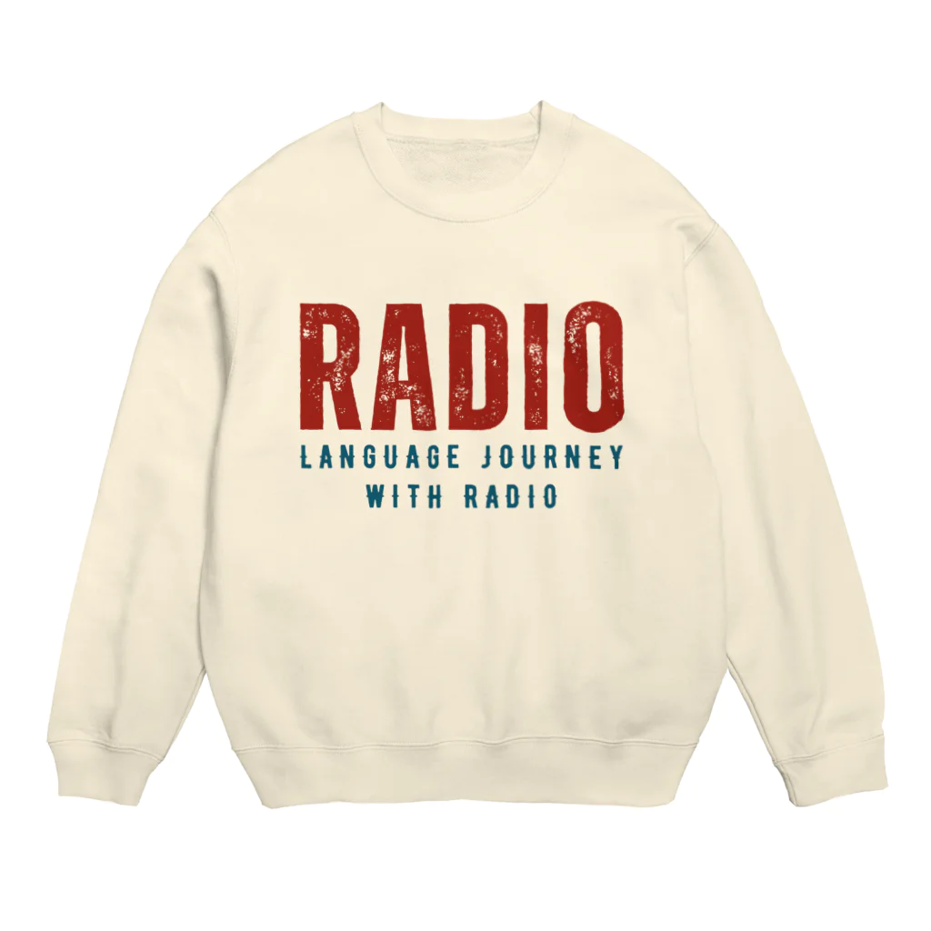 chataro123のRadio: Language Journey with Radio Crew Neck Sweatshirt