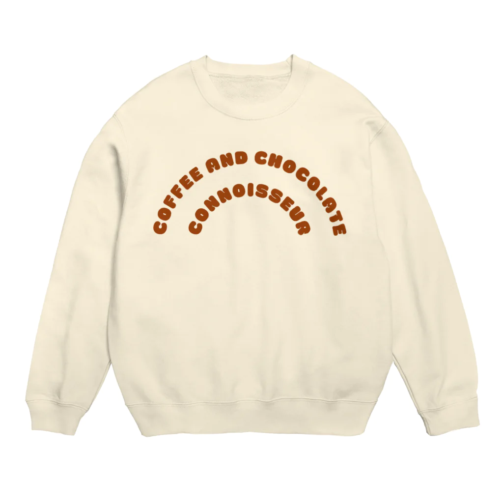 chataro123のCoffee and Chocolate Connoisseur Crew Neck Sweatshirt