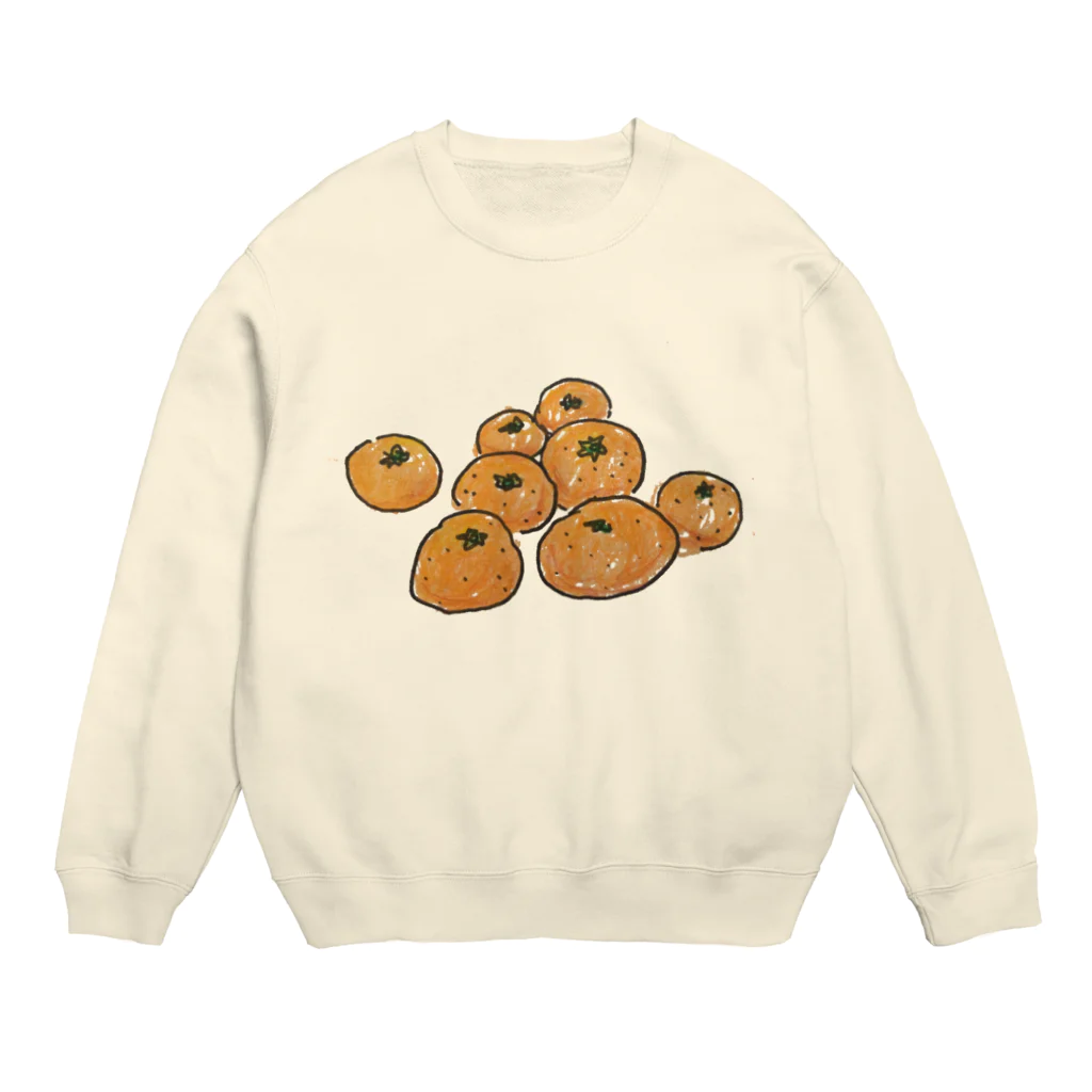 うさぎ村のみかん Crew Neck Sweatshirt