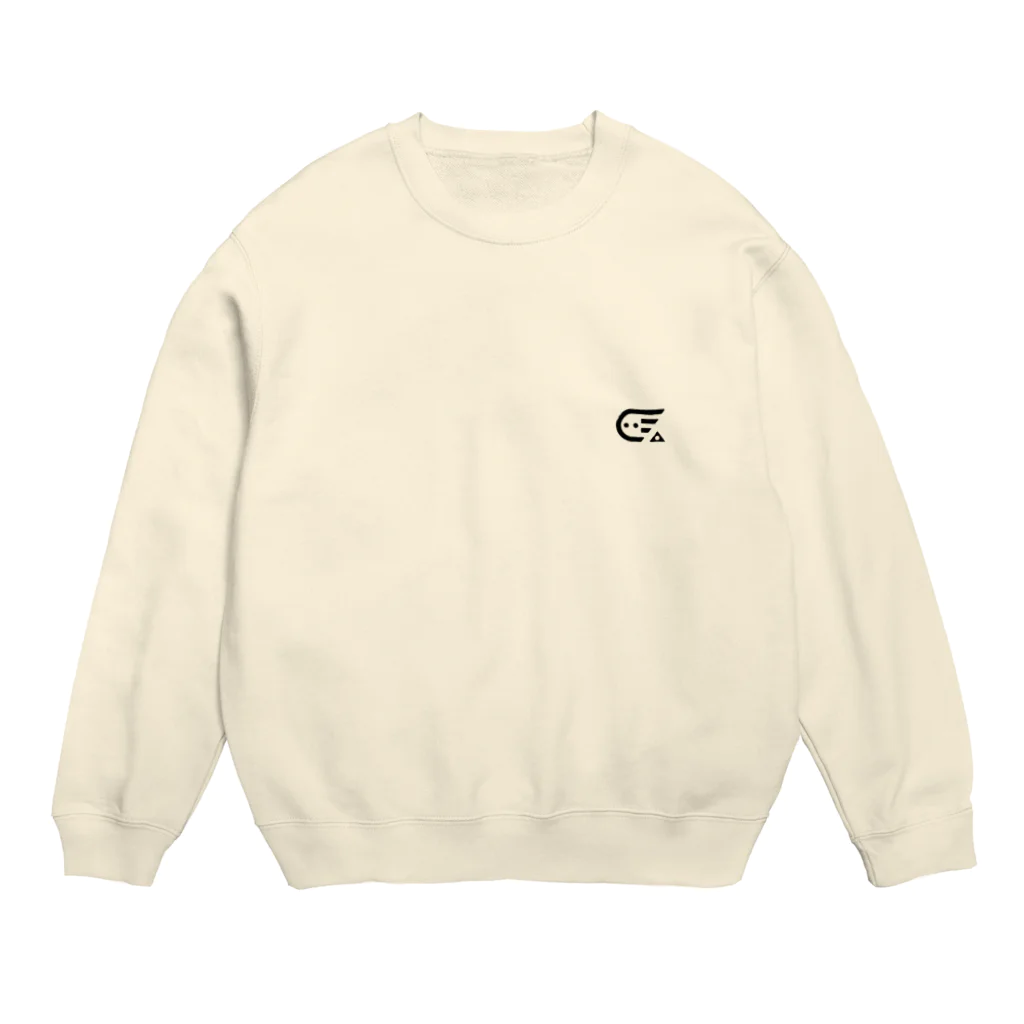 - SHIKERI -のしけ丸 ロゴ(Black) Crew Neck Sweatshirt