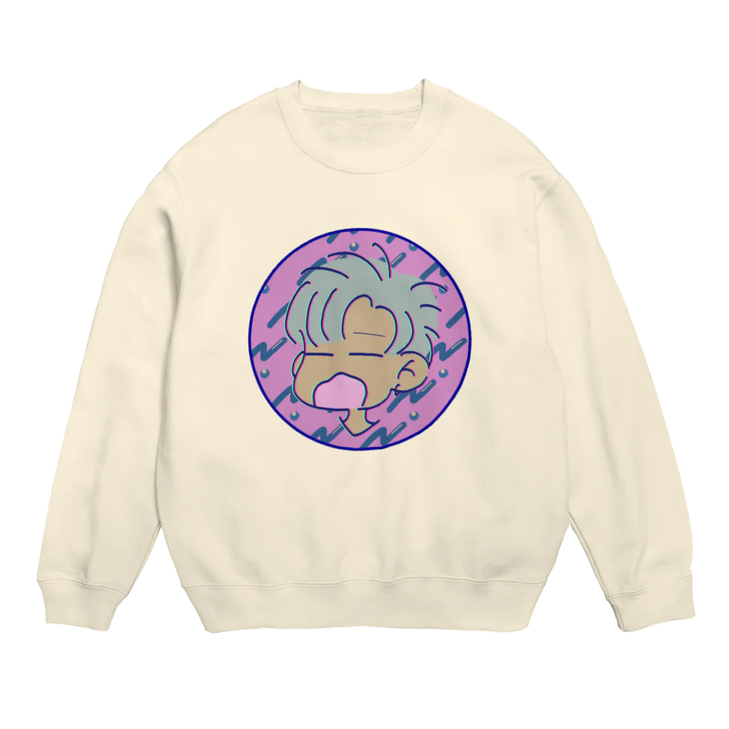 tmak ﾉ shopのおしゃれなにゃむにゃむくん Crew Neck Sweatshirt