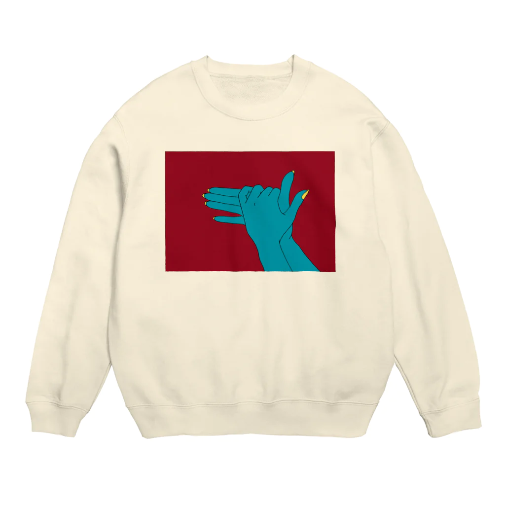 oueの犬 Crew Neck Sweatshirt