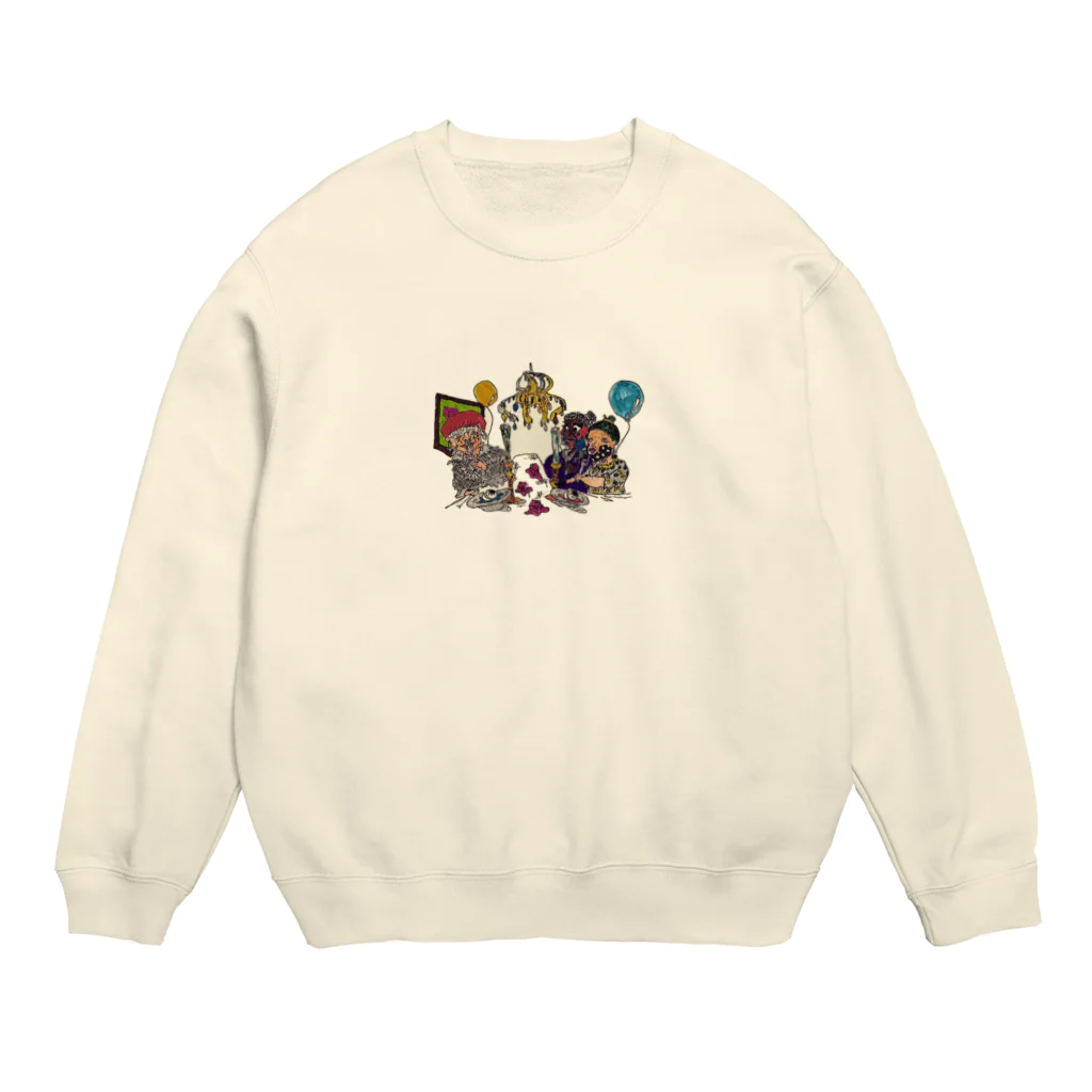 shirokuma5454のshirokuma  emotion Crew Neck Sweatshirt