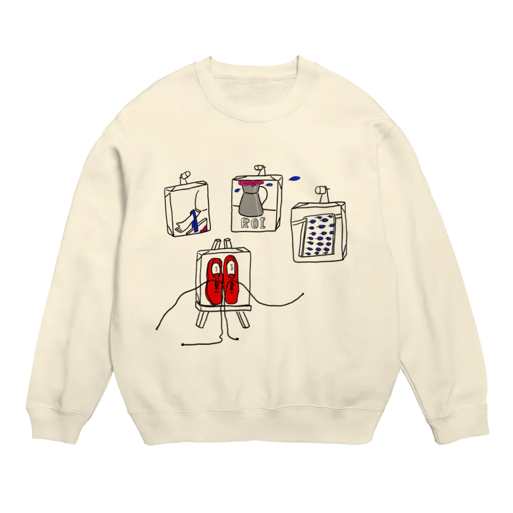 イラストレーター/津野田千里のPARIS Crew Neck Sweatshirt